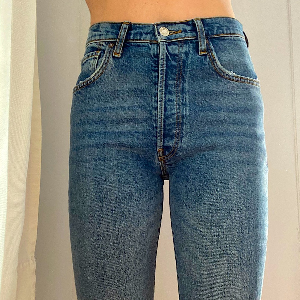 Free people high wasted skinny jeans